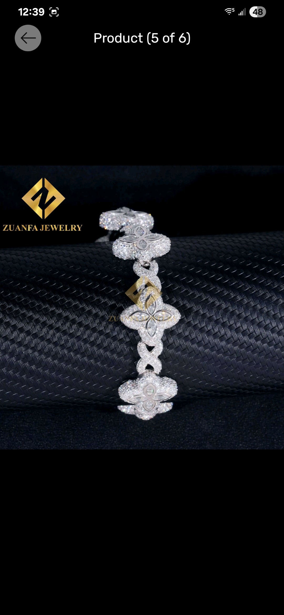 Real Moisinite resealable bracelets