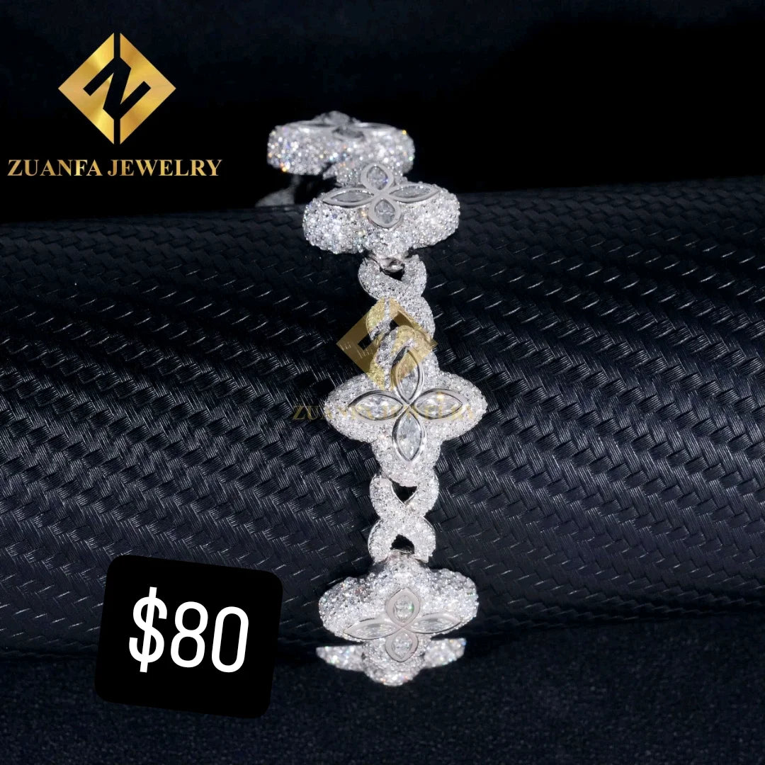 Real Moisinite resealable bracelets